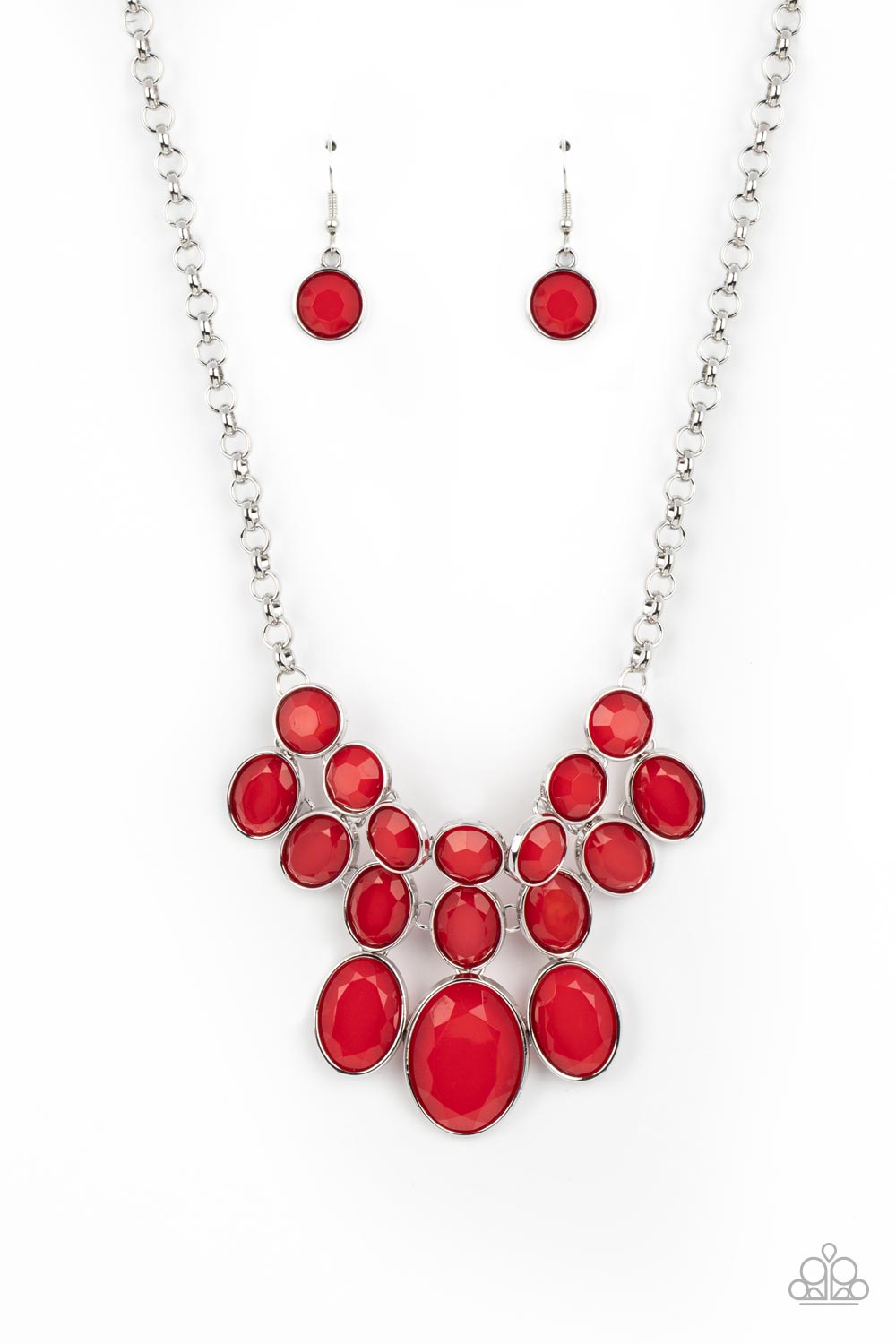 Delectable Daydream - Red Necklace - Paparazzi Accessories - Alies Bling Bar