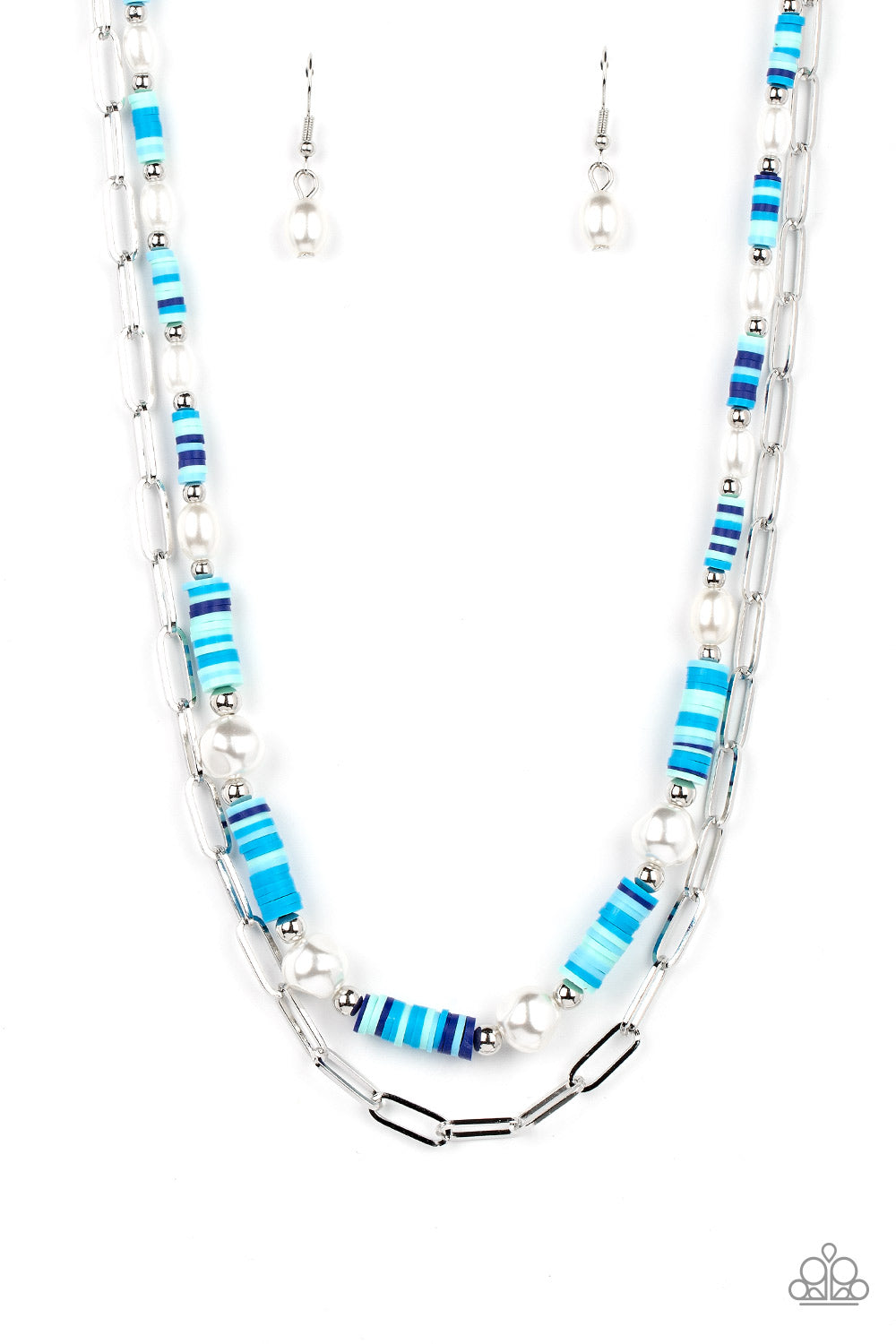 Paparazzi - Tidal Trendsetter - Blue Necklace - Alies Bling Bar