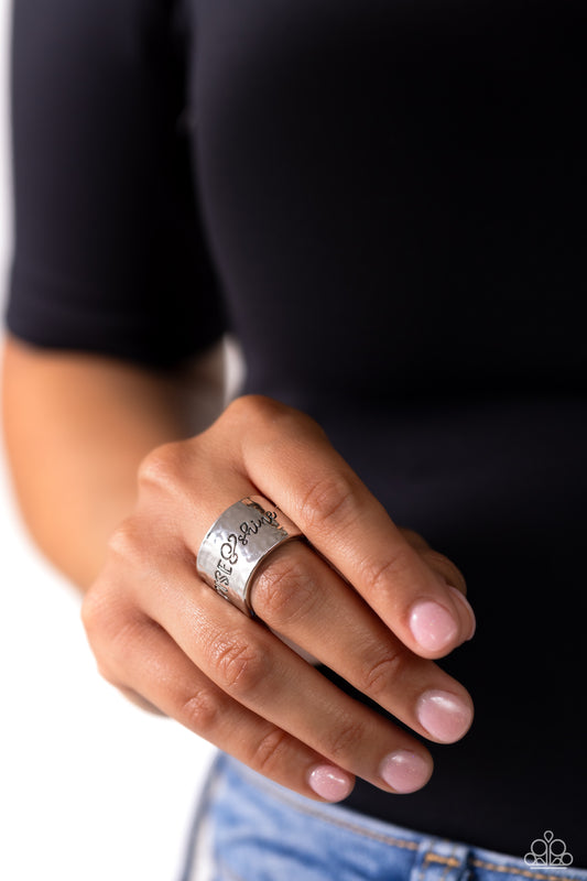 Sunrise Street - Silver Ring - Paparazzi Accessories - Alies Bling Bar