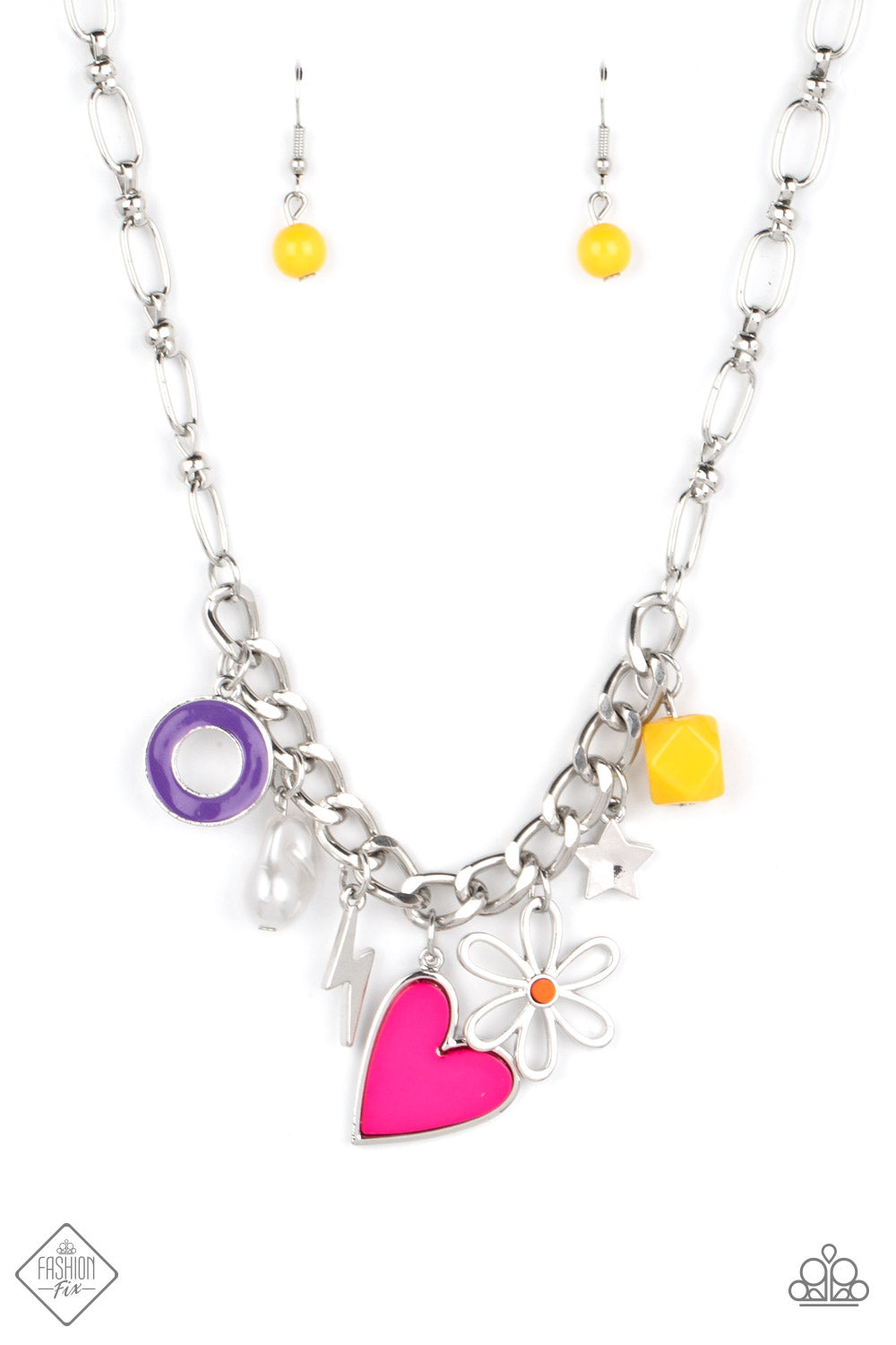 Paparazzi - Living in CHARM-ony - Multi Necklace - Alies Bling Bar