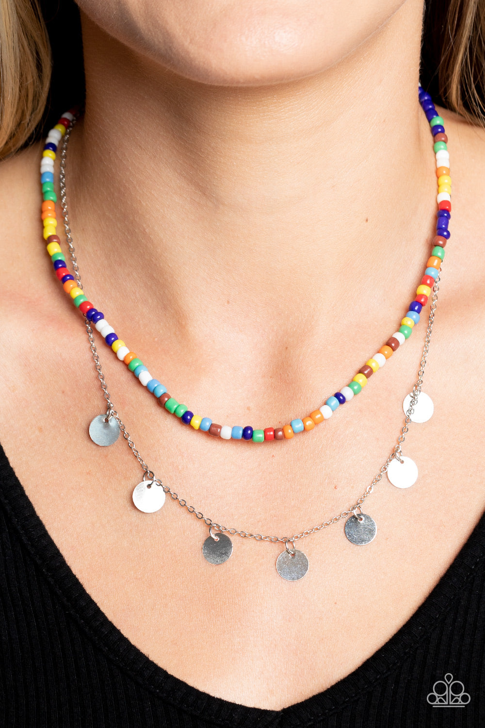 Comet Candy - Multi Necklace - Paparazzi Accessories - Alies Bling Bar