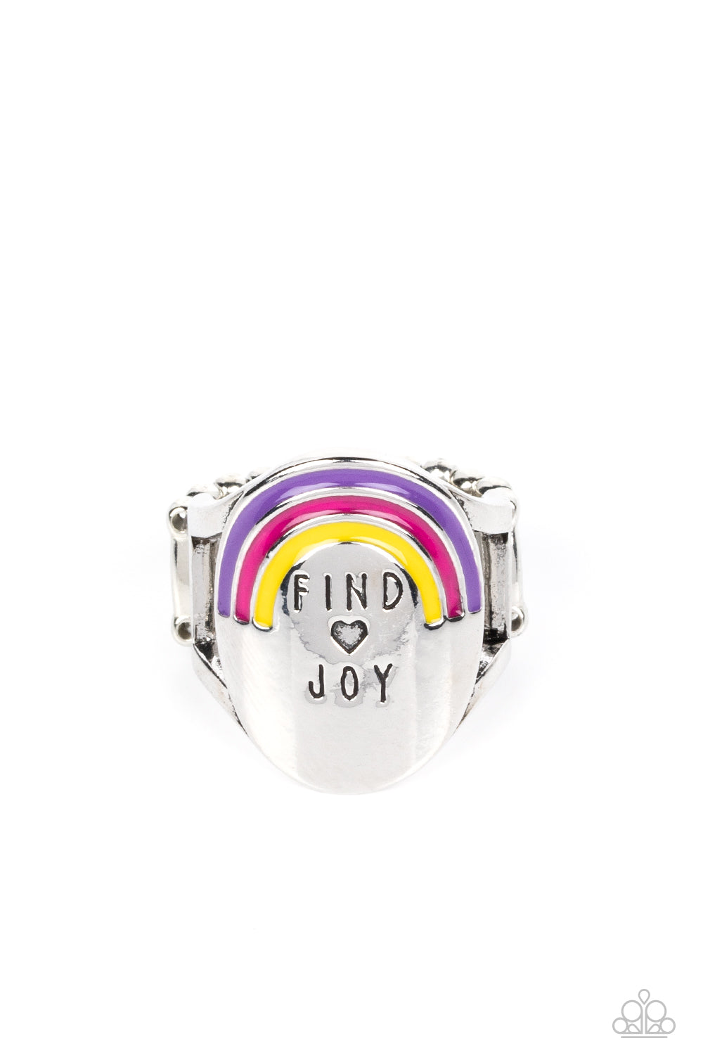 Rainbow of Joy - Multi Ring - Paparazzi Accessories - Alies Bling Bar