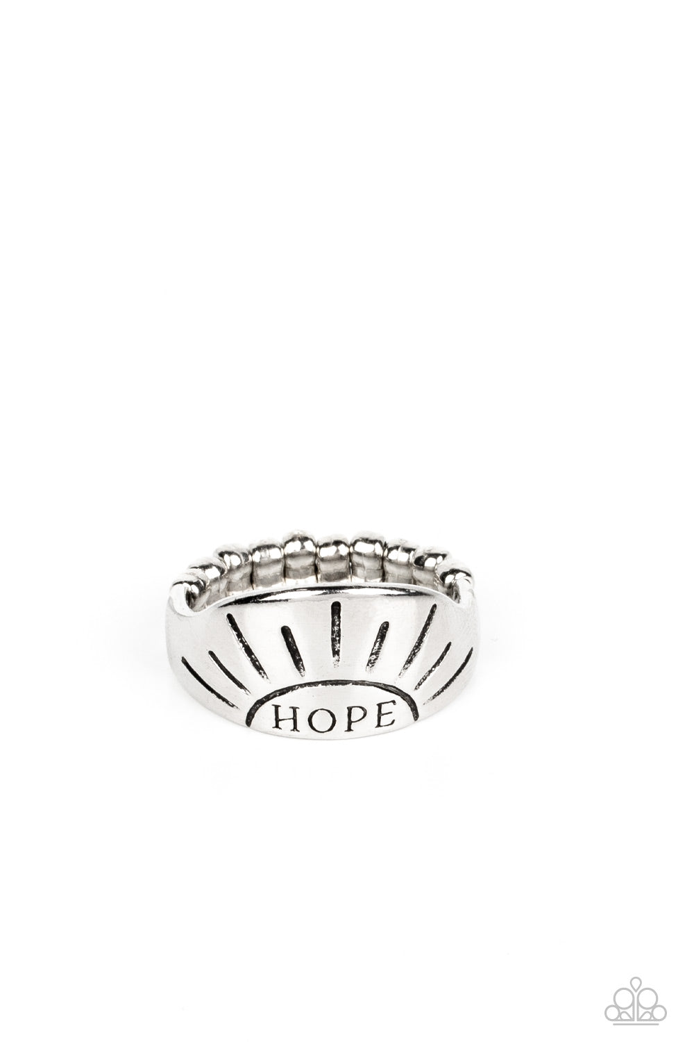 Hope Rising - Silver Ring - Paparazzi Accessories - Alies Bling Bar