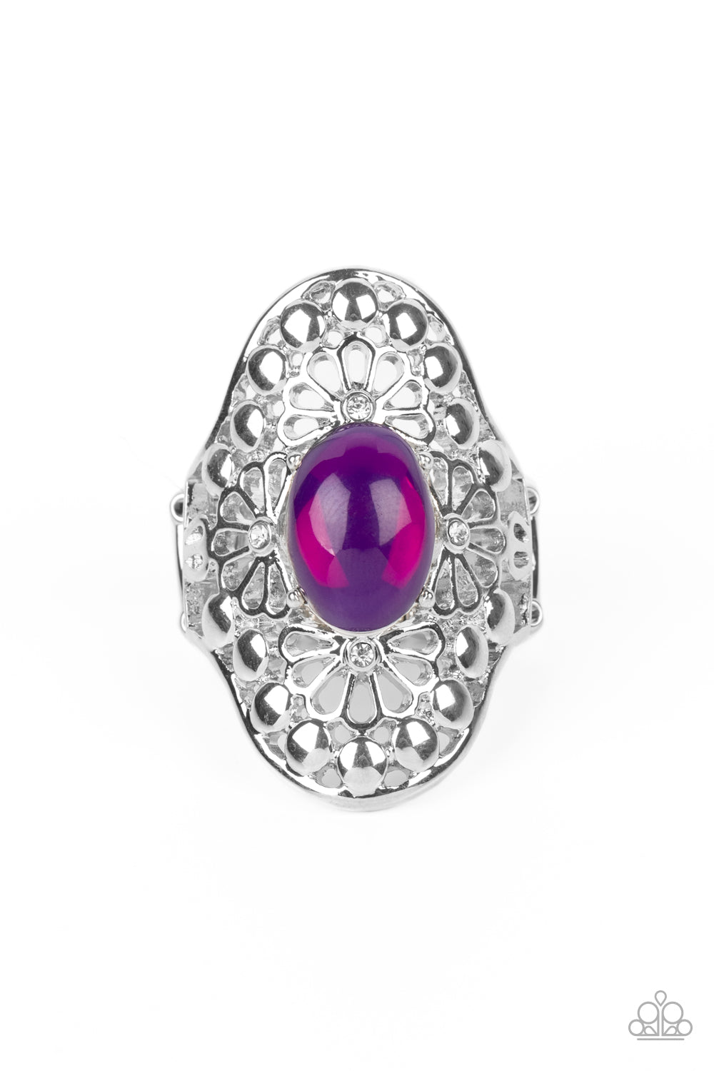 Mexican Magic - Purple Ring- Paparazzi Accessories - Alies Bling Bar