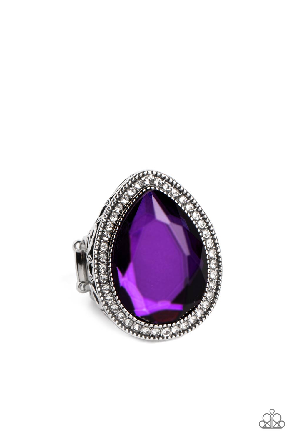 Illuminated Icon - Purple Ring - Paparazzi Accessories - Alies Bling Bar