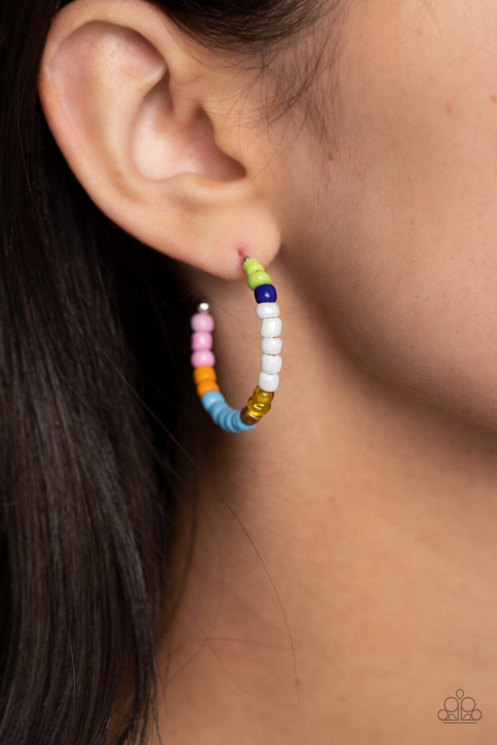 Multicolored Mambo - Multi Earrings - Paparazzi Accessories - Alies Bling Bar