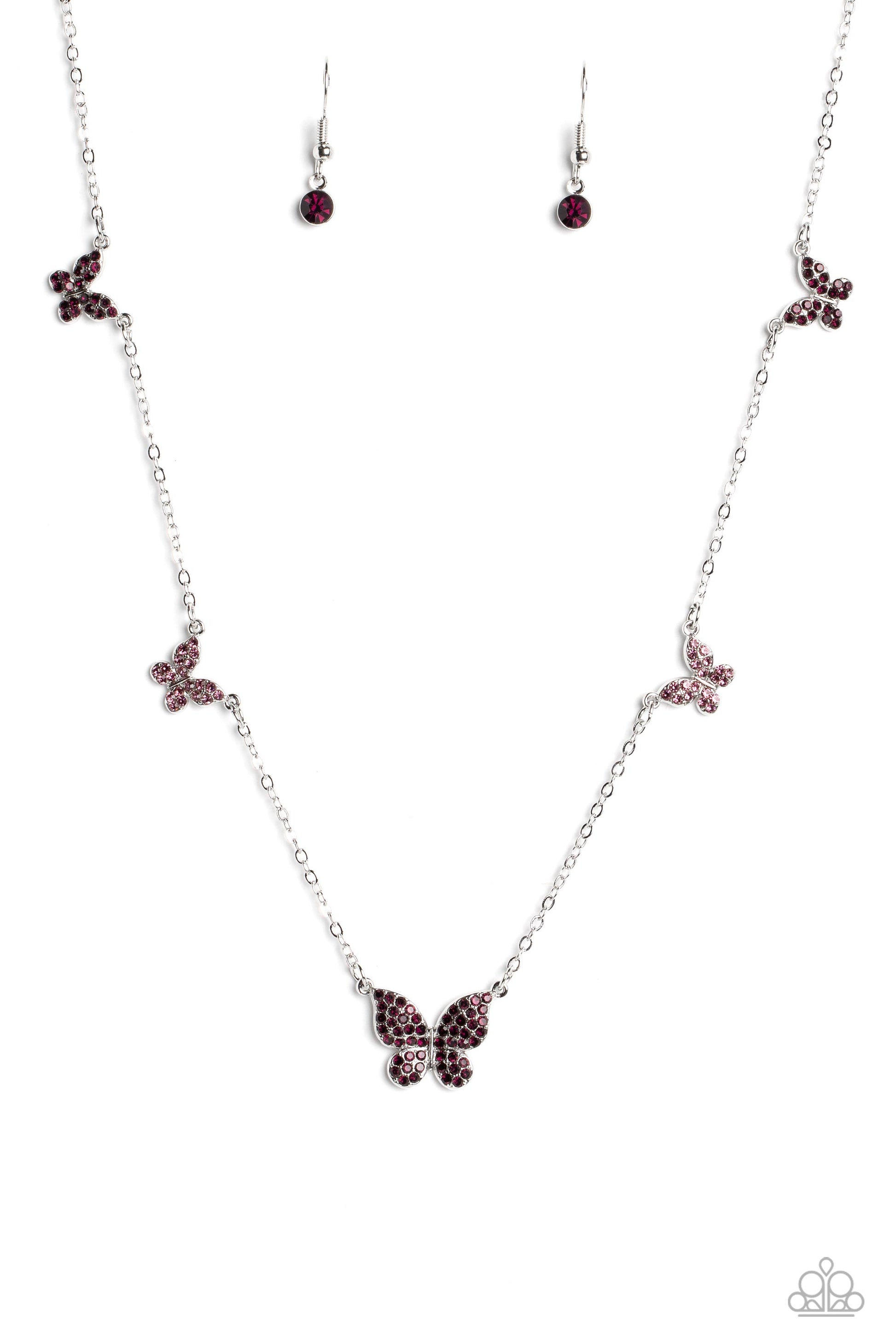 FAIRY Special - Purple Necklace - Paparazzi Accessories - Alies Bling Bar