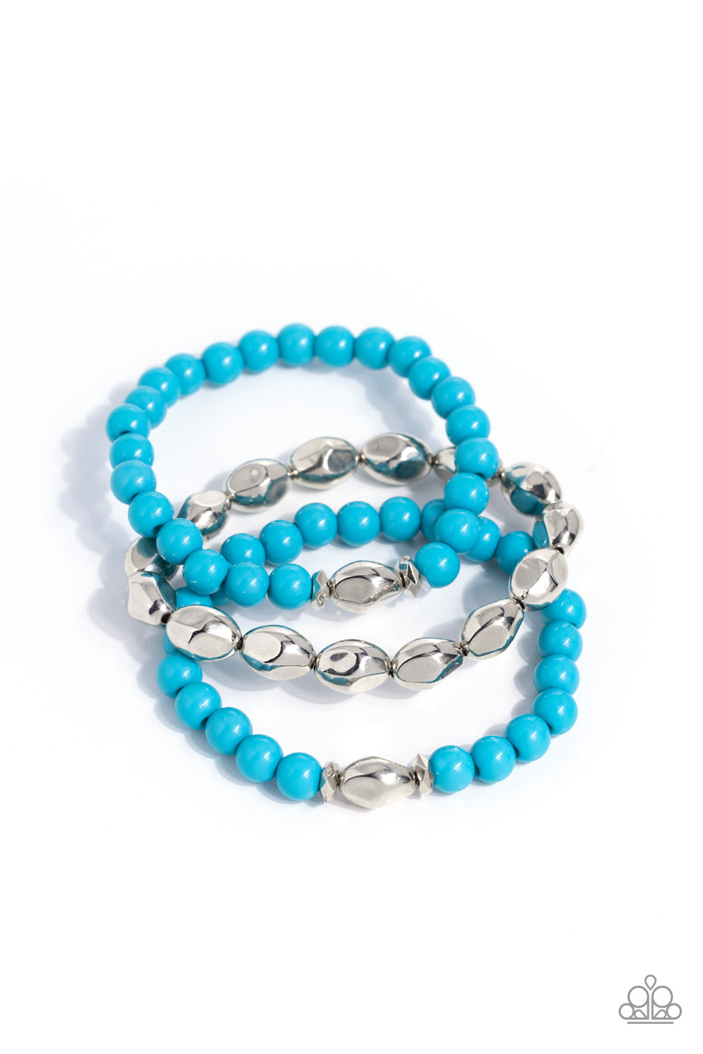 The Candy Man Can - Blue Bracelet - Paparazzi Accessories - Alies Bling Bar