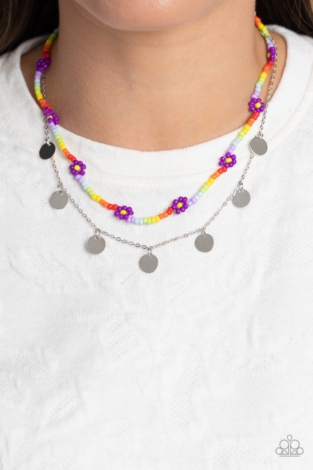 Rainbow Dash - Purple Necklace - Paparazzi Accessories - Alies Bling Bar