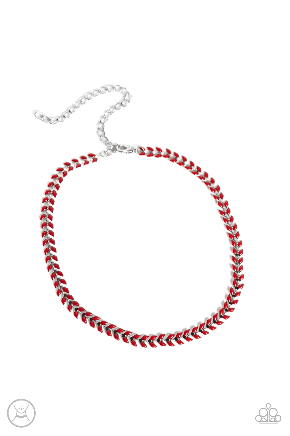 Grecian Grace - Red Necklace - Paparazzi Accessories - Alies Bling Bar