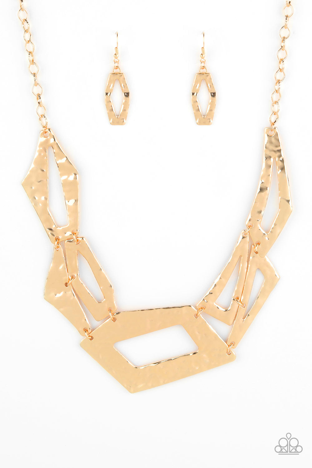 Paparazzi Accessories - Break The Mold - Gold Necklace - Alies Bling Bar