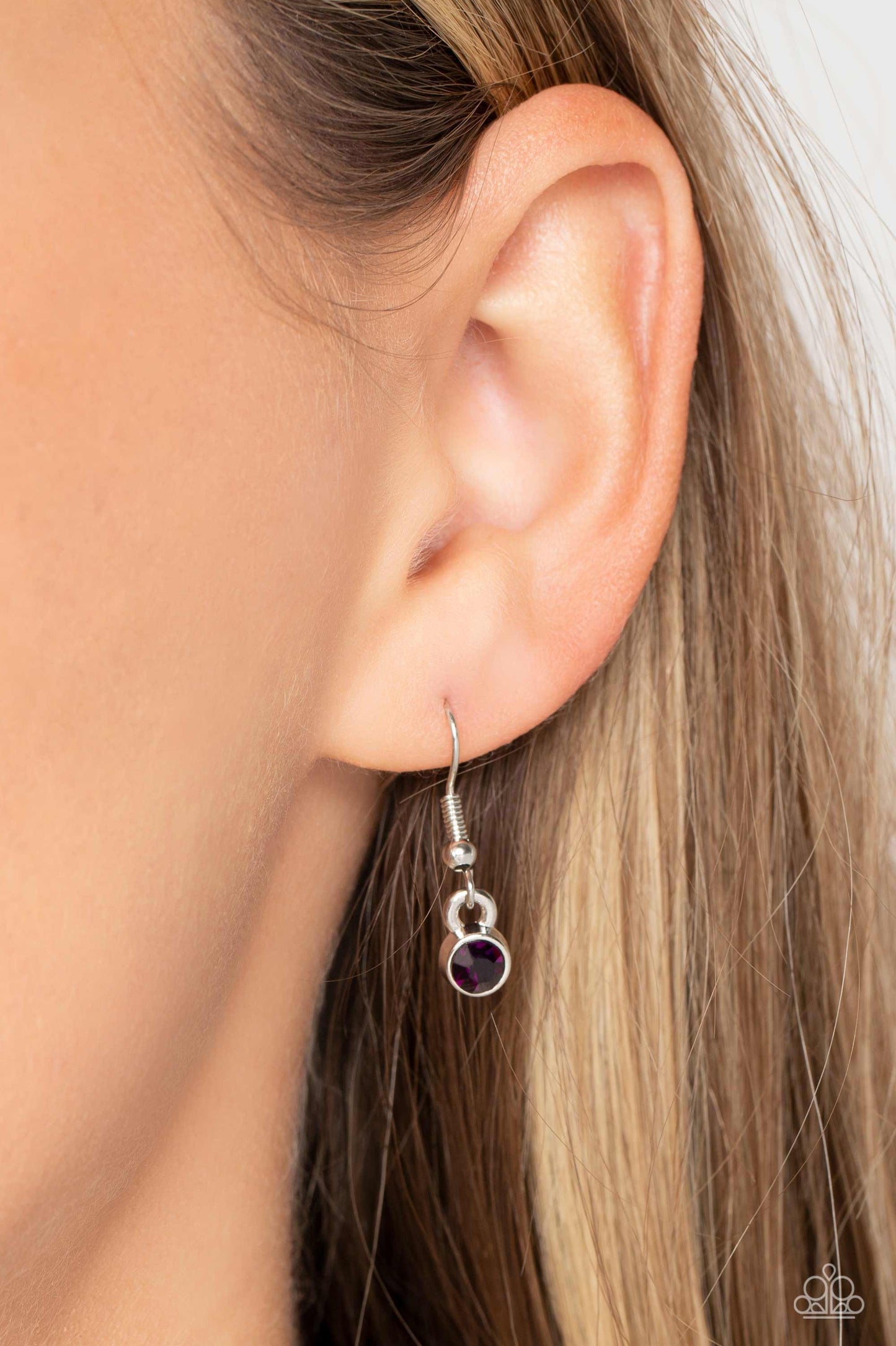 Kaleidoscope Charm - Purple Necklace  - Paparazzi Accessories - Alies Bling Bar