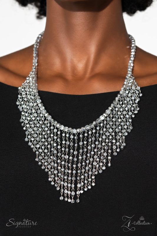 The Stephanie Necklace - 2023 Zi Signature Series - Paparazzi Accessories - Alies Bling Bar