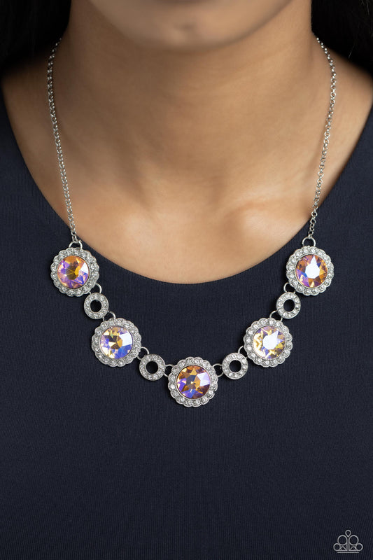 Gorgeous Gems - Orange Necklace - Paparazzi Accessories