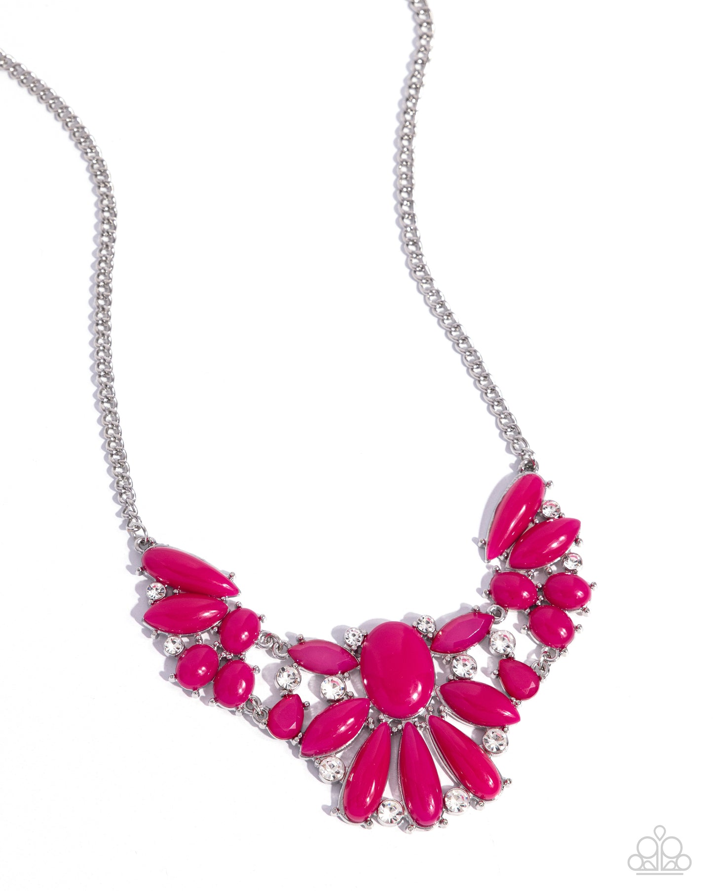 Dazzling Diadem - Pink Necklace - Paparazzi Accessories - Alies Bling Bar