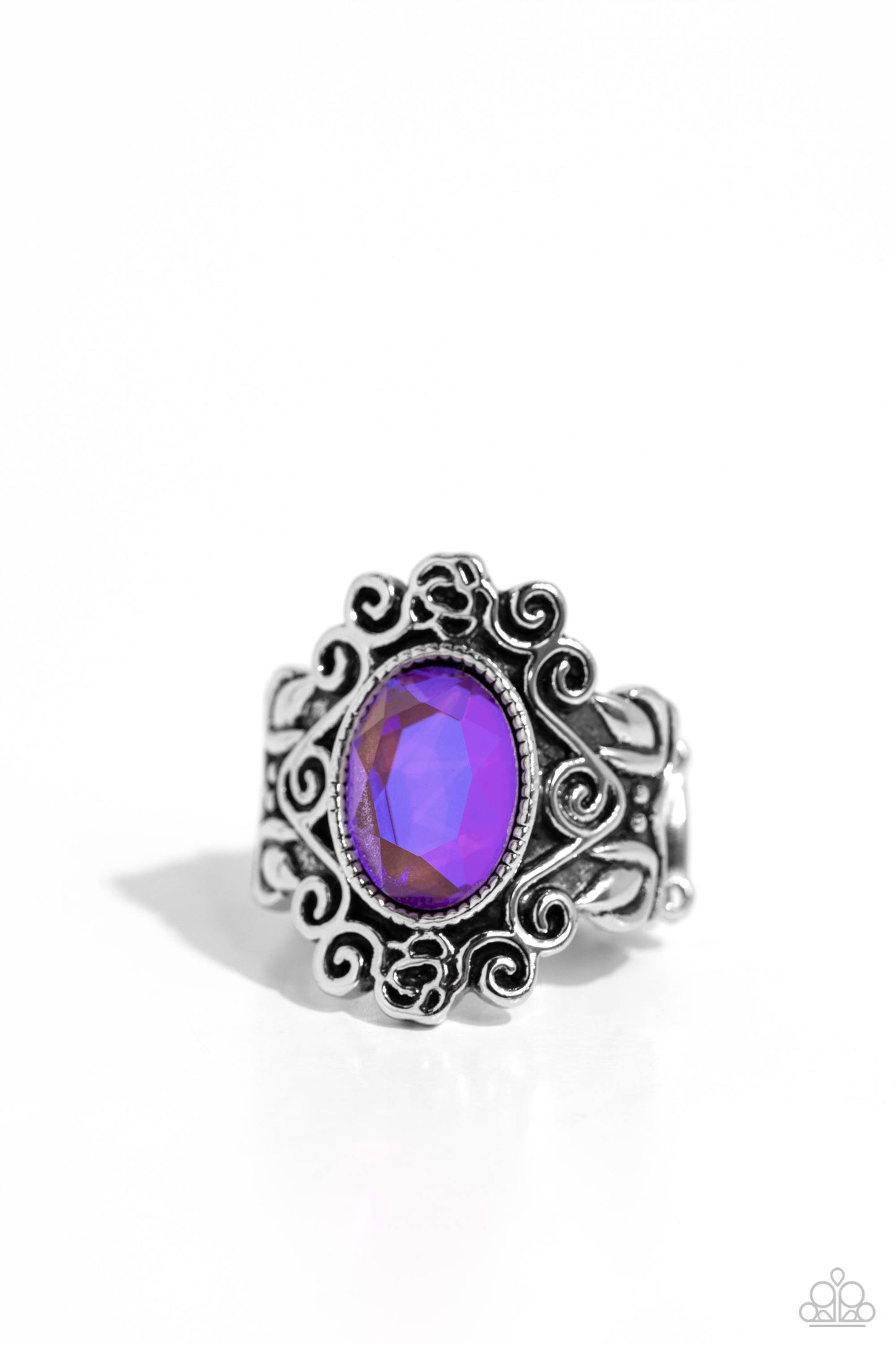 Fairytale Fanatic - Purple Ring - Paparazzi Accessories - Alies Bling Bar