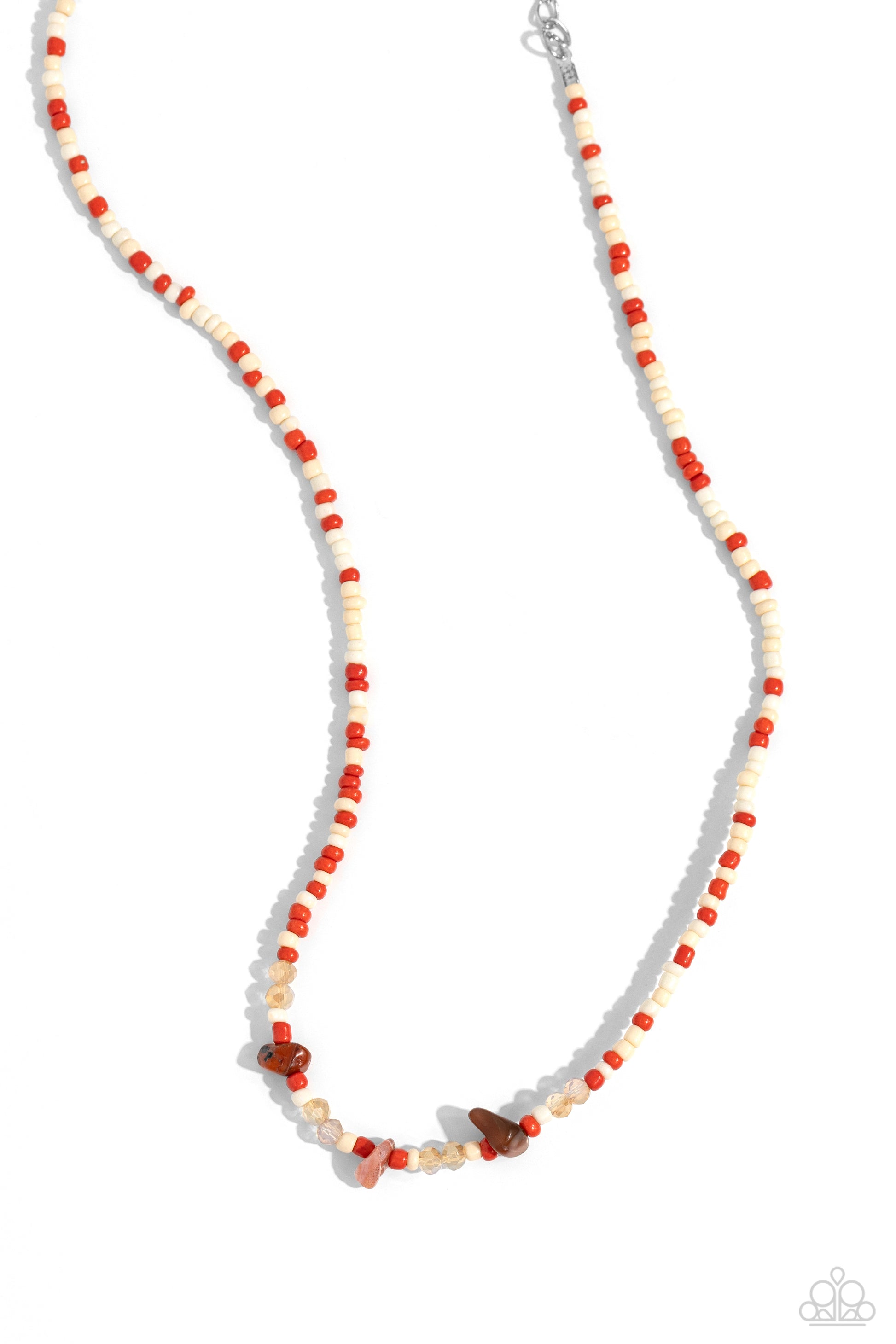 Naturally Notorious - Orange Necklace- Paparazzi Accessories - Alies Bling Bar