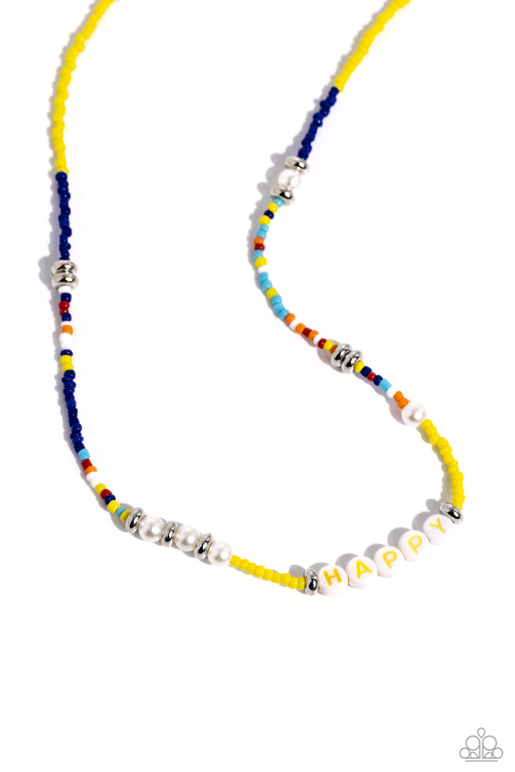 Happy to See You - Yellow Necklace- Paparazzi Accessories - Alies Bling Bar