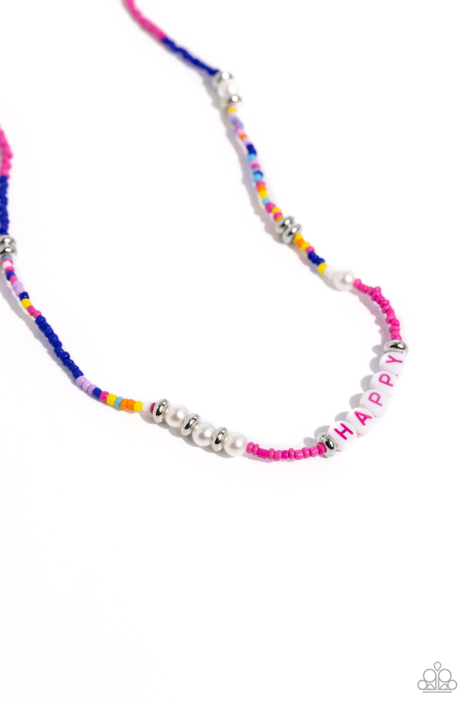 Happy to See You - Pink Necklace - Paparazzi Accessories - Alies Bling Bar