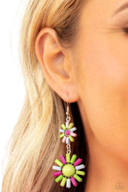 SUN Wild - Multi Earrings - Paparazzi Accessories - Alies Bling Bar