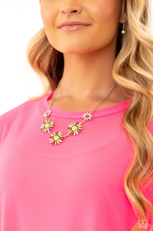 SUN and Fancy Free - Multi Necklace - Paparazzi Accessories - Alies Bling Bar