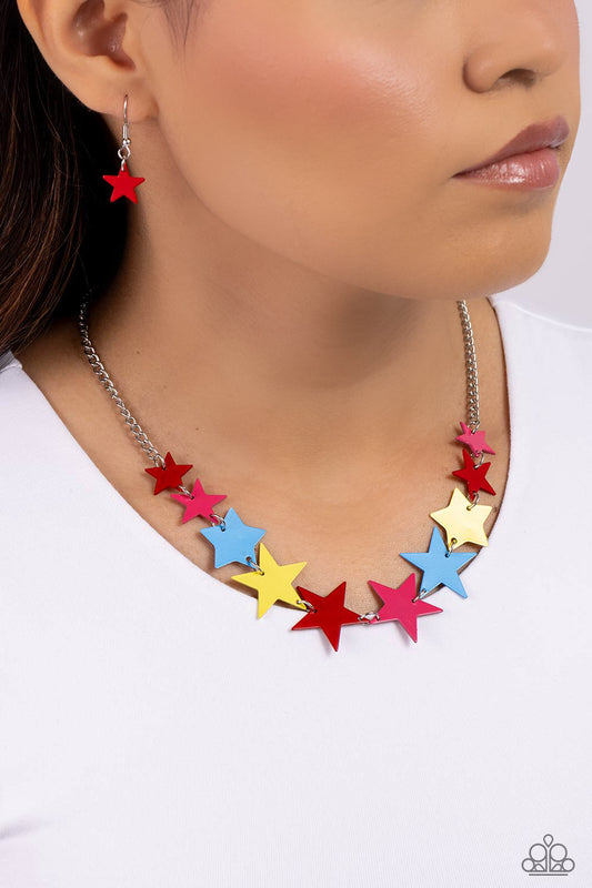 Starstruck Season - Red Necklace - Paparazzi Accessories - Alies Bling Bar