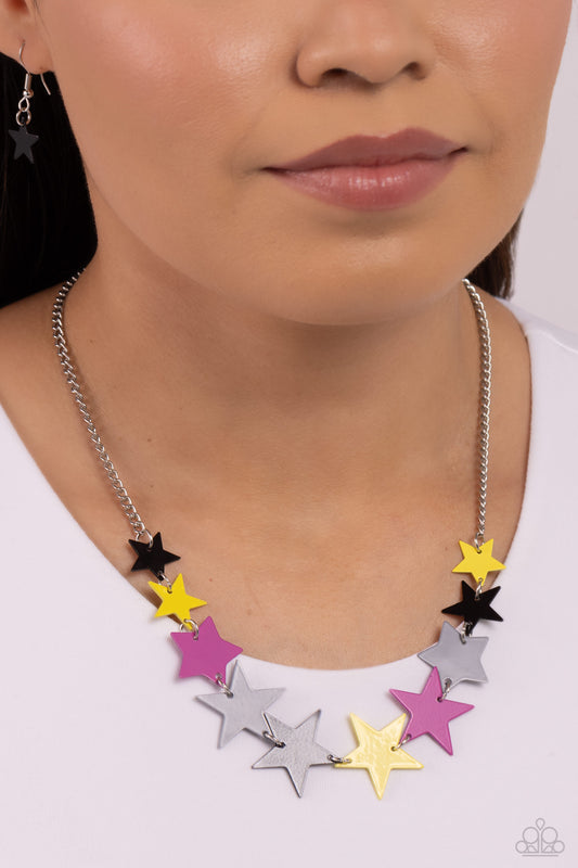 Starstruck Season - Black Necklace - Paparazzi Accessories - Alies Bling Bar