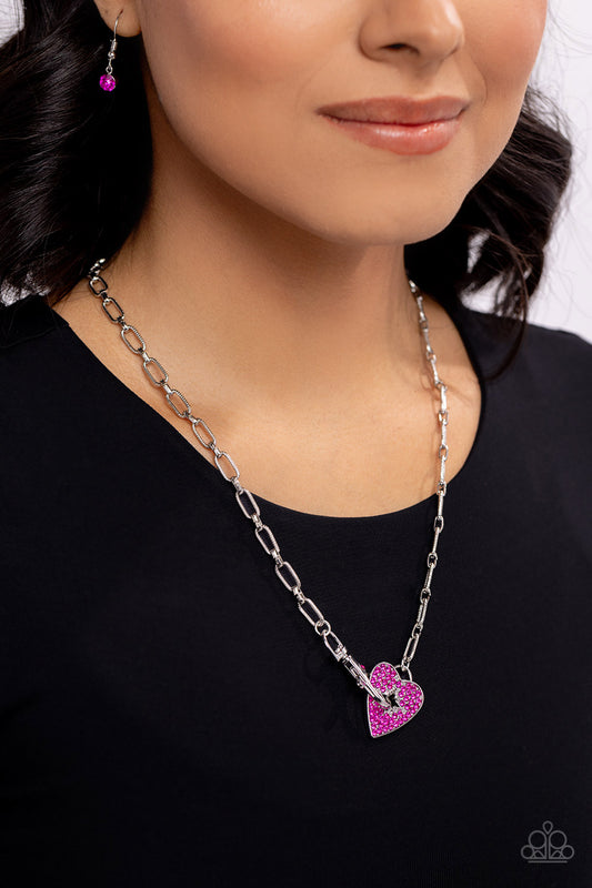 Radical Romance - Pink Necklace - Paparazzi Accessories - Alies Bling Bar