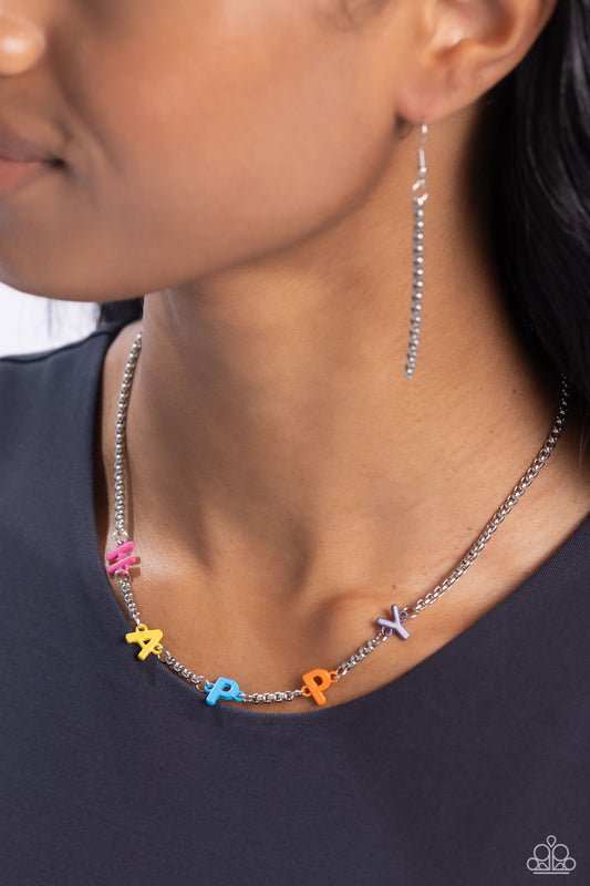 Joyful Radiance - Multi Necklace - Paparazzi Accessories - Alies Bling Bar