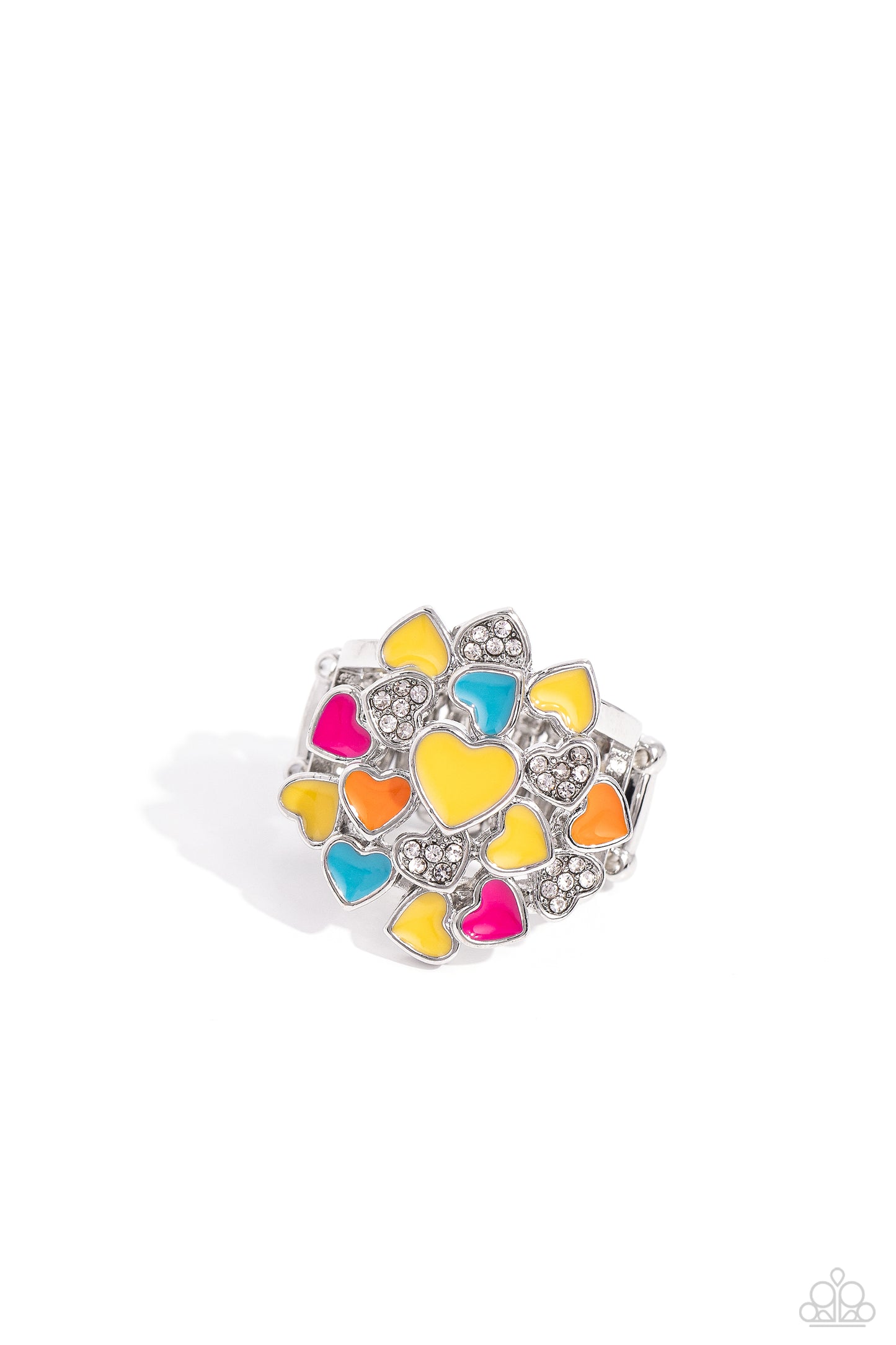 Gimme Some Lovin - Yellow Ring - Paparazzi Accessories - Alies Bling Bar