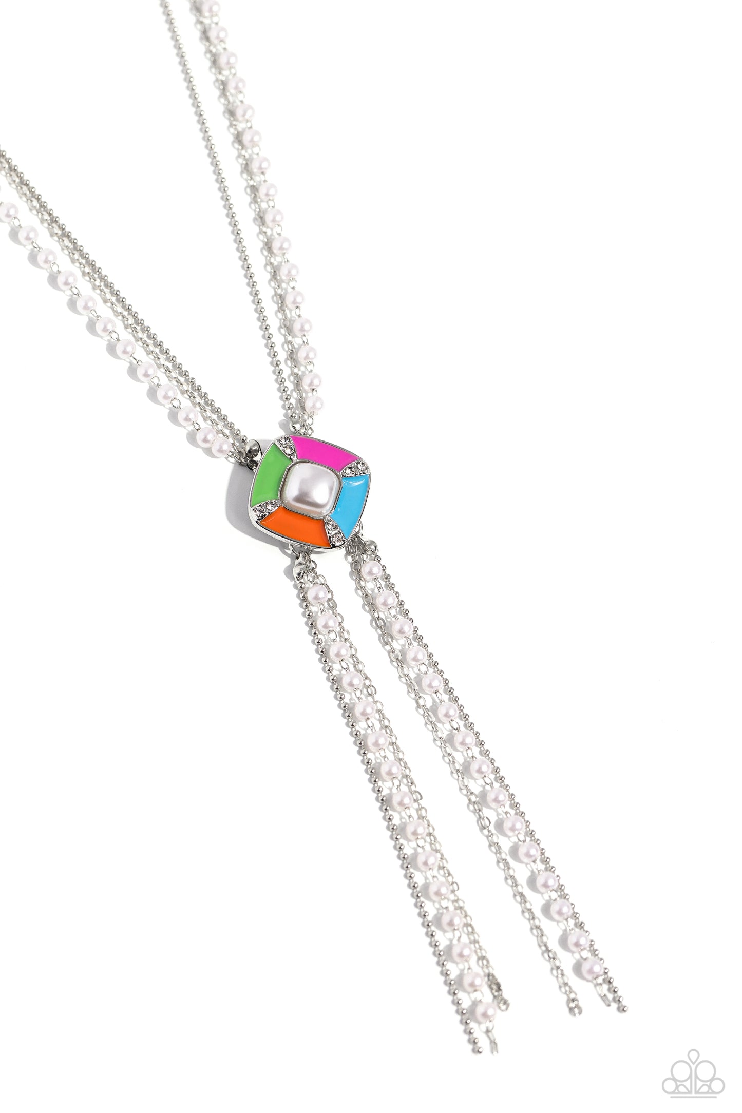 I Pinky SQUARE - Multi Necklace - Paparazzi Accessories - Alies Bling Bar