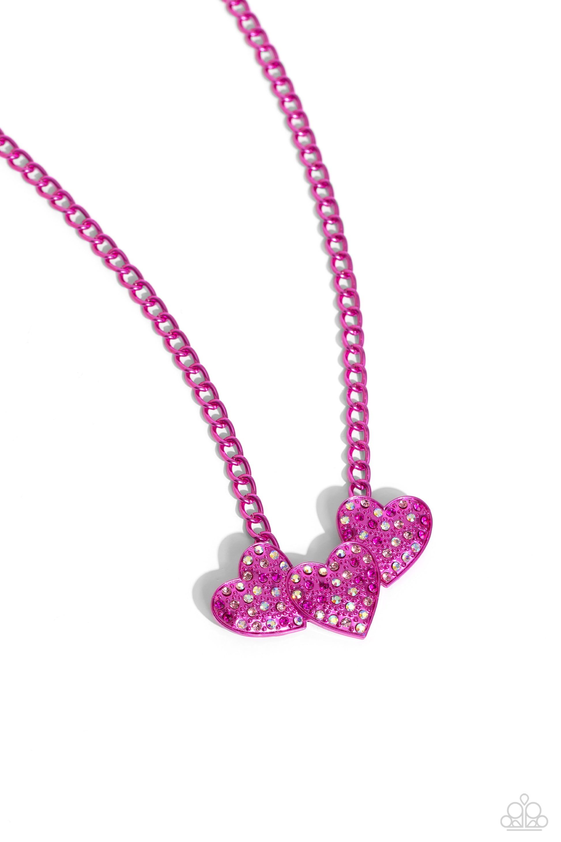 Low-Key Lovestruck - Pink Necklace - Paparazzi Accessories - Alies Bling Bar