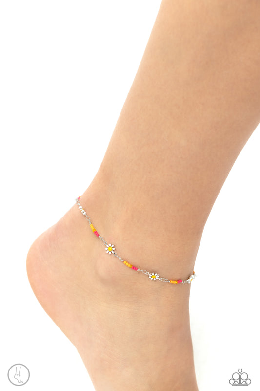 Sweetest Daydream - Pink Anklet - Paparazzi Accessories - Alies Bling Bar