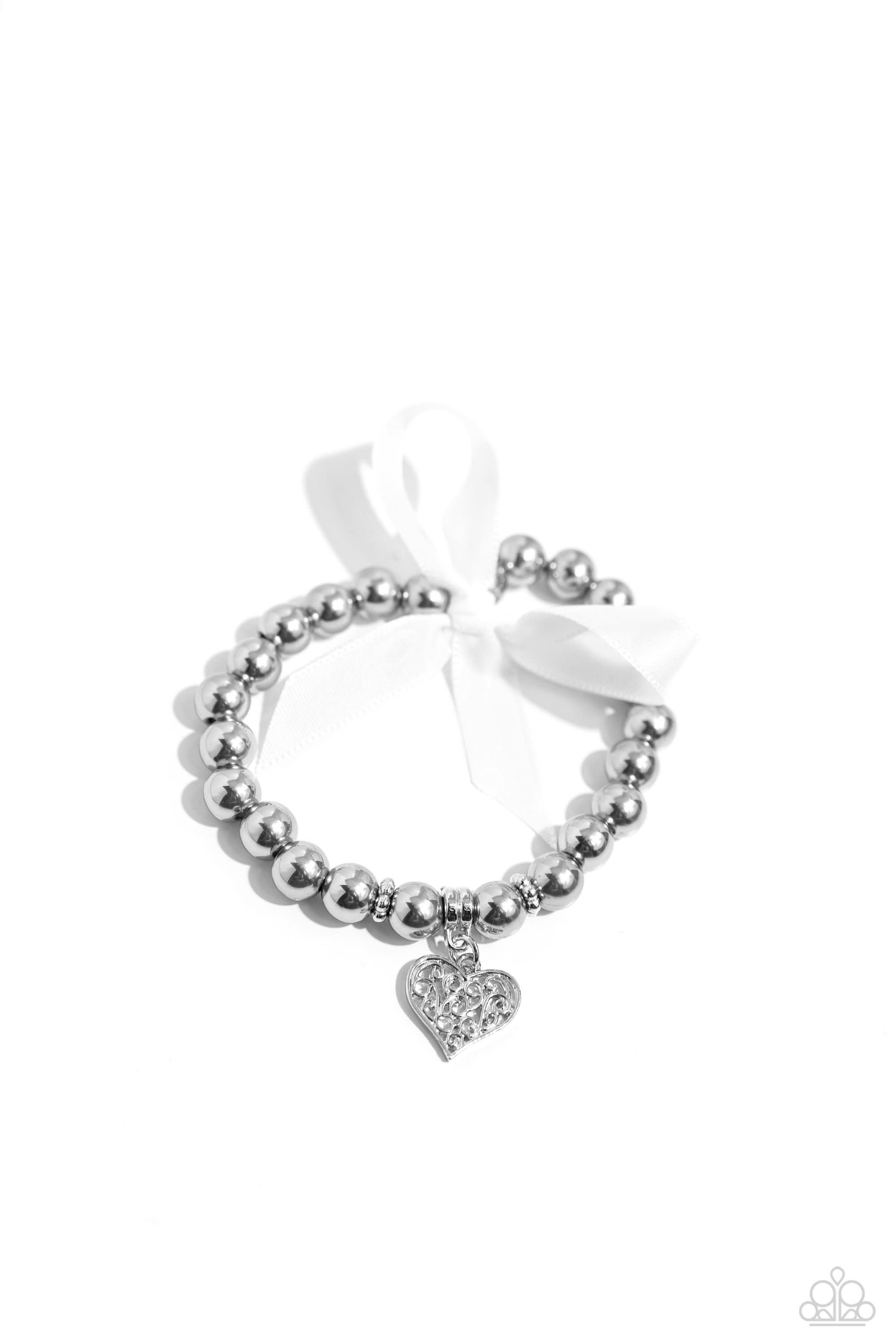 Prim and Pretty - Silver Bracelet - Paparazzi Accessories - Alies Bling Bar