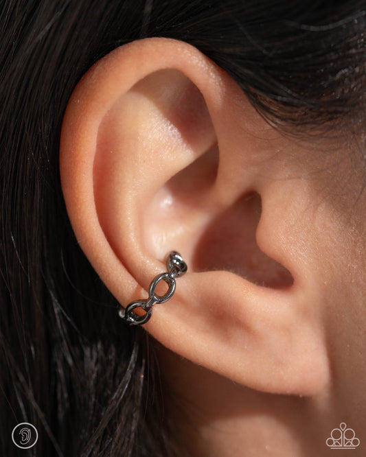 Mandatory Musings - Black Earrings - Paparazzi Accessories - Alies Bling Bar