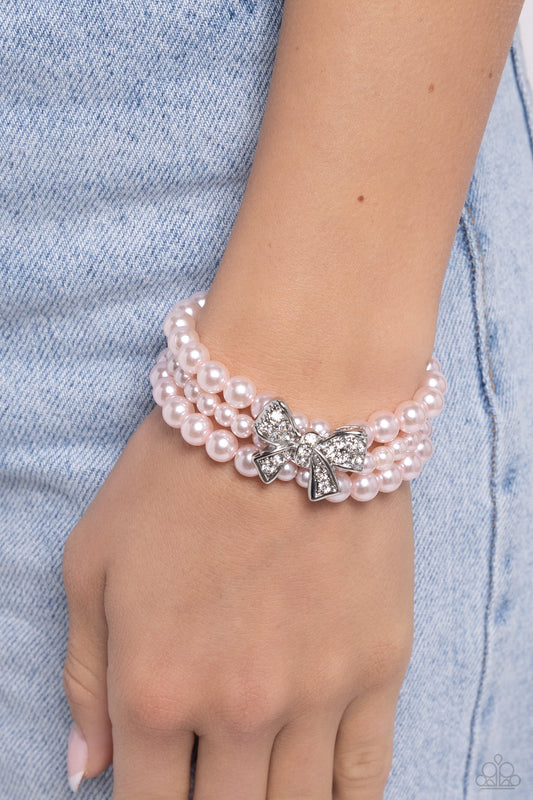 How Do You Do? - Pink Bracelet - Paparazzi Accessories - Alies Bling Bar