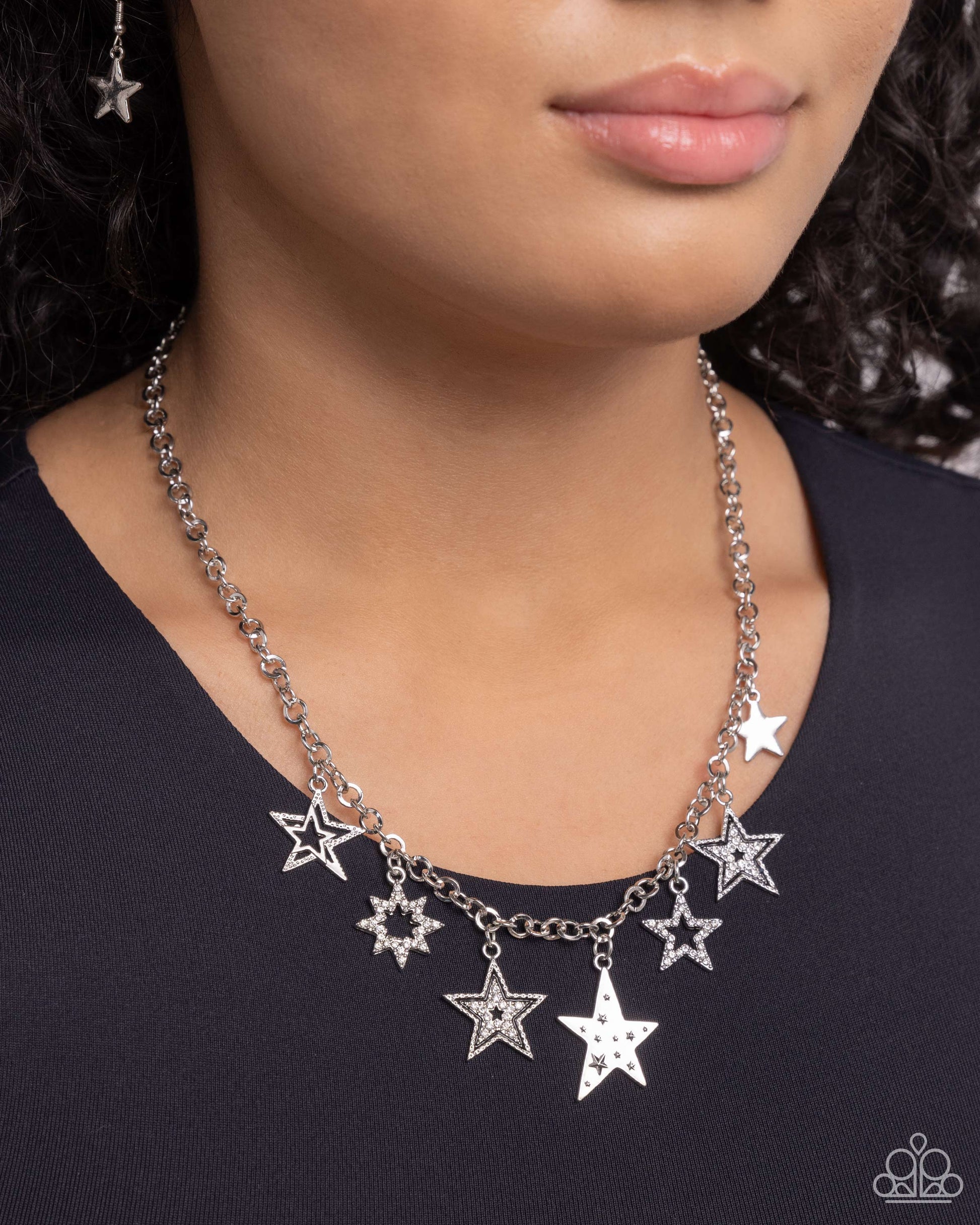 Starstruck Sentiment - Black Necklace - Paparazzi Accessories - Alies Bling Bar