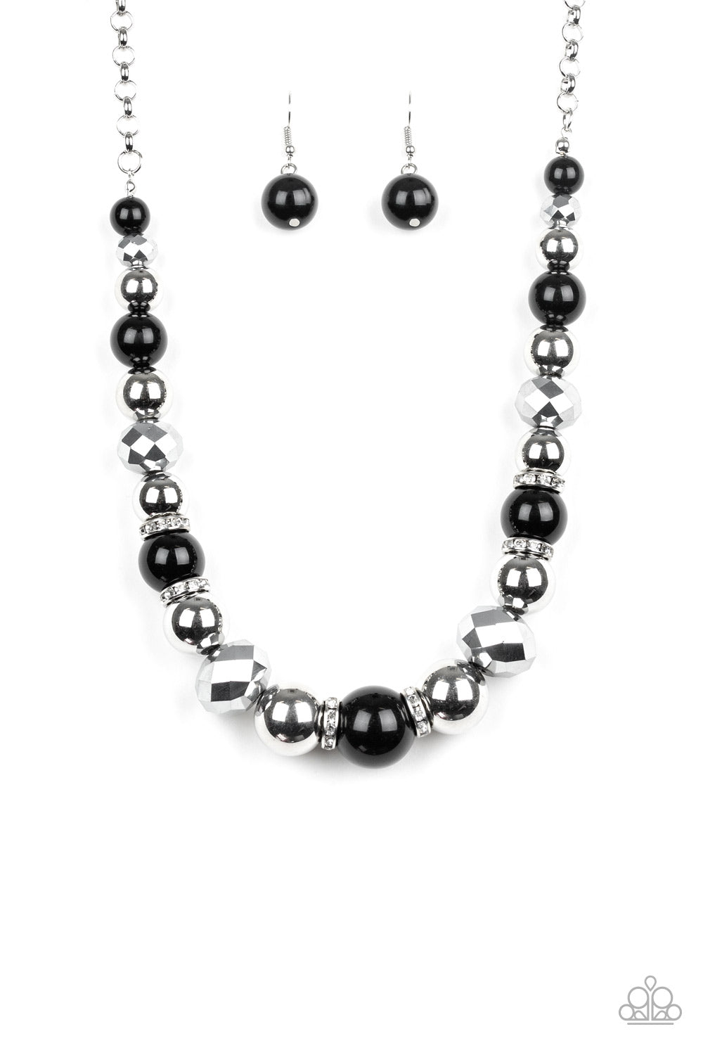 Paparazzi Accessories - Weekend Party - Black Necklace - Alies Bling Bar