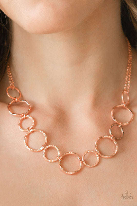 Paparazzi Accessories - Circus Show - Copper Necklace - Alies Bling Bar