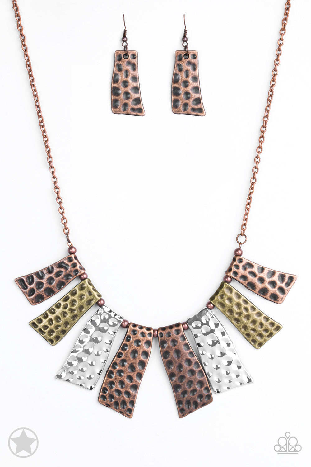 Paparazzi Accessories - A Fan of the Tribe - Multi Necklace - Alies Bling Bar