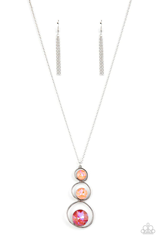 Paparazzi -Celestial Courtier - Orange Necklace