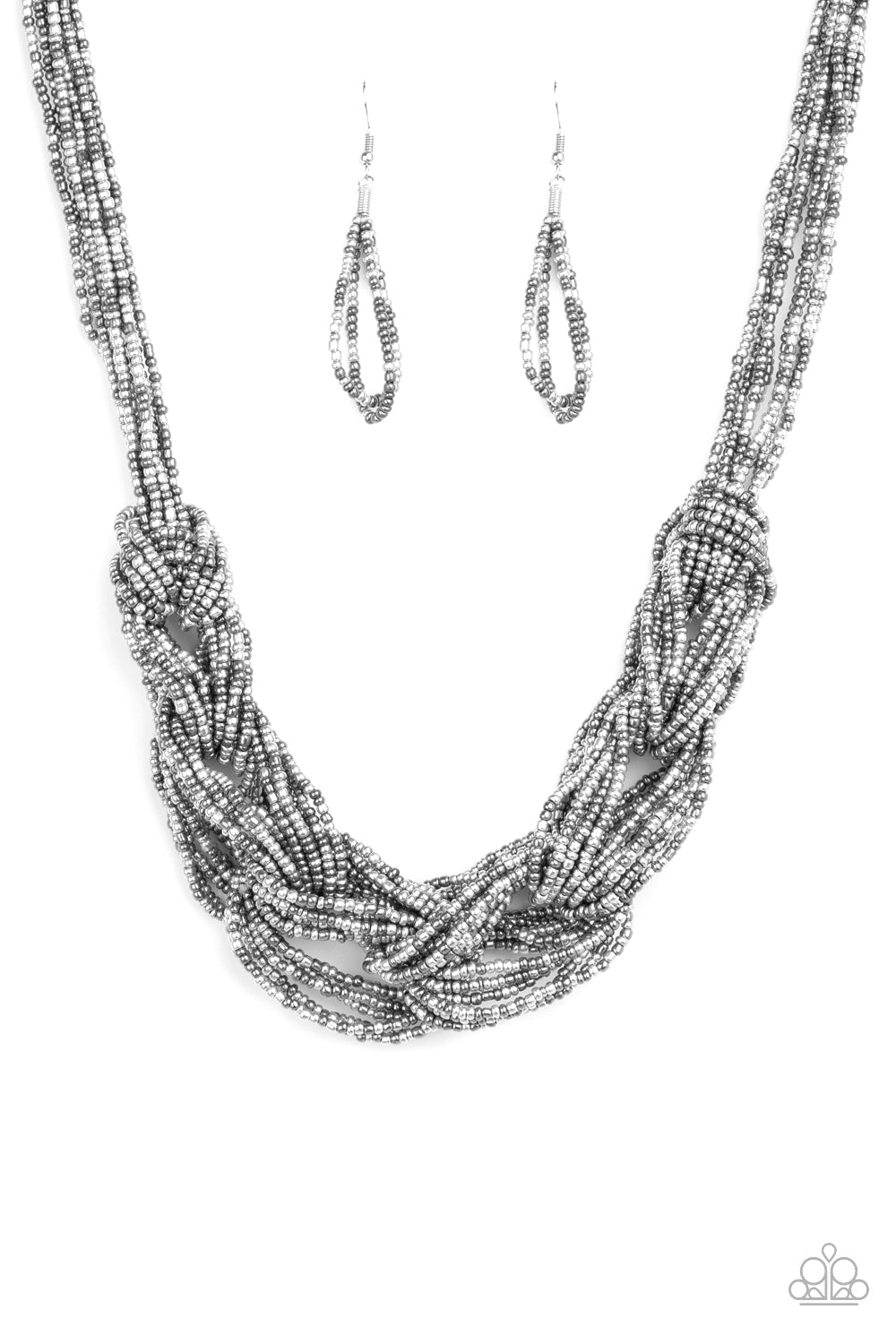 Paparazzi Accessories - City Catwalk - Silver Necklace - Alies Bling Bar