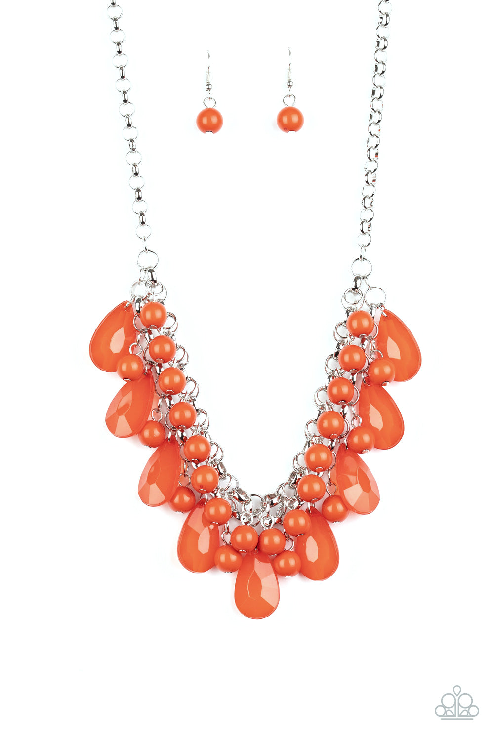 Paparazzi Accessories - Endless Effervescence - Orange Necklace - Alies Bling Bar