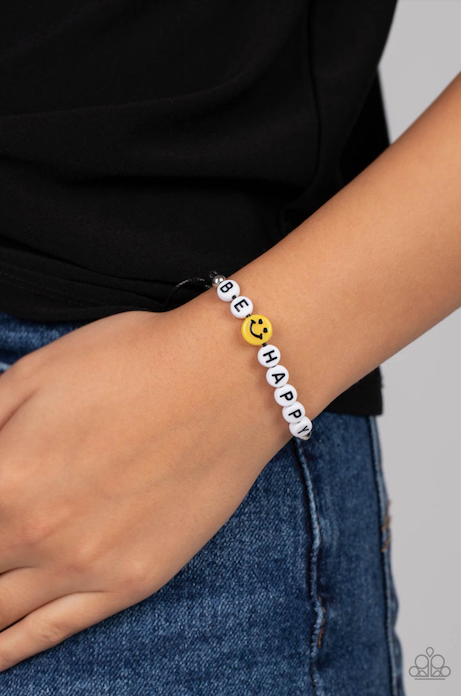 I Love Your Smile - Black Bracelet - Paparazzi Accessories - Alies Bling Bar