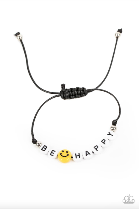 I Love Your Smile - Black Bracelet - Paparazzi Accessories - Alies Bling Bar