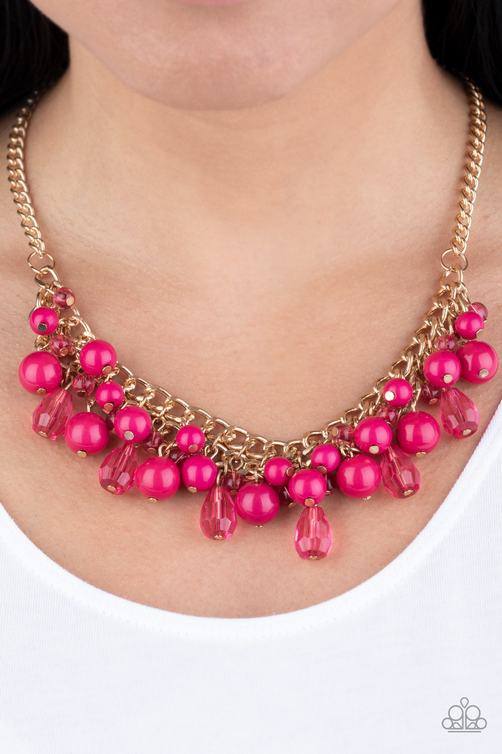 Paparazzi Accessories - Tour de Trendsetter - Pink Necklace - Alies Bling Bar