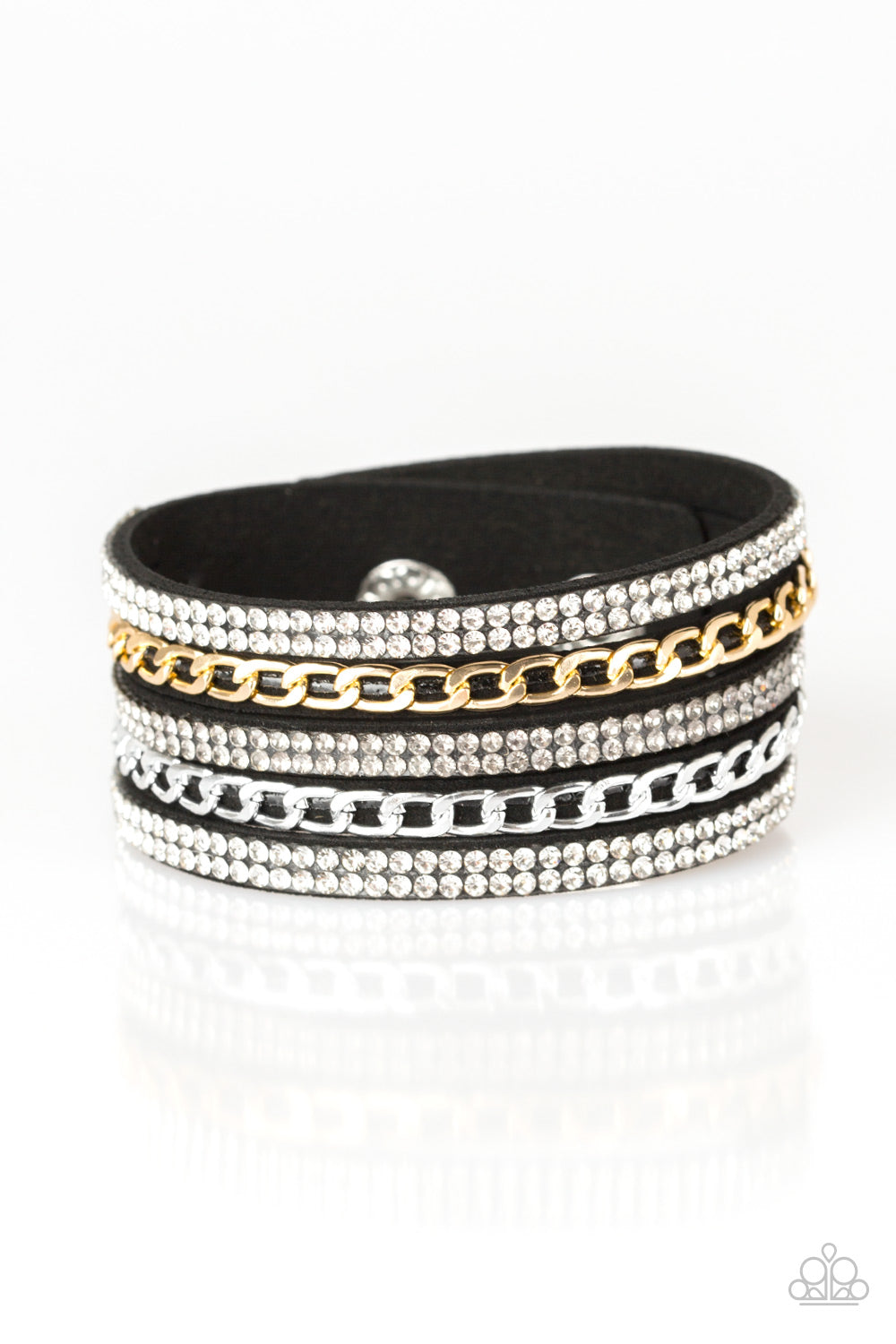 Paparazzi Accessories - Fashion Fiend - Black Bracelet - Alies Bling Bar