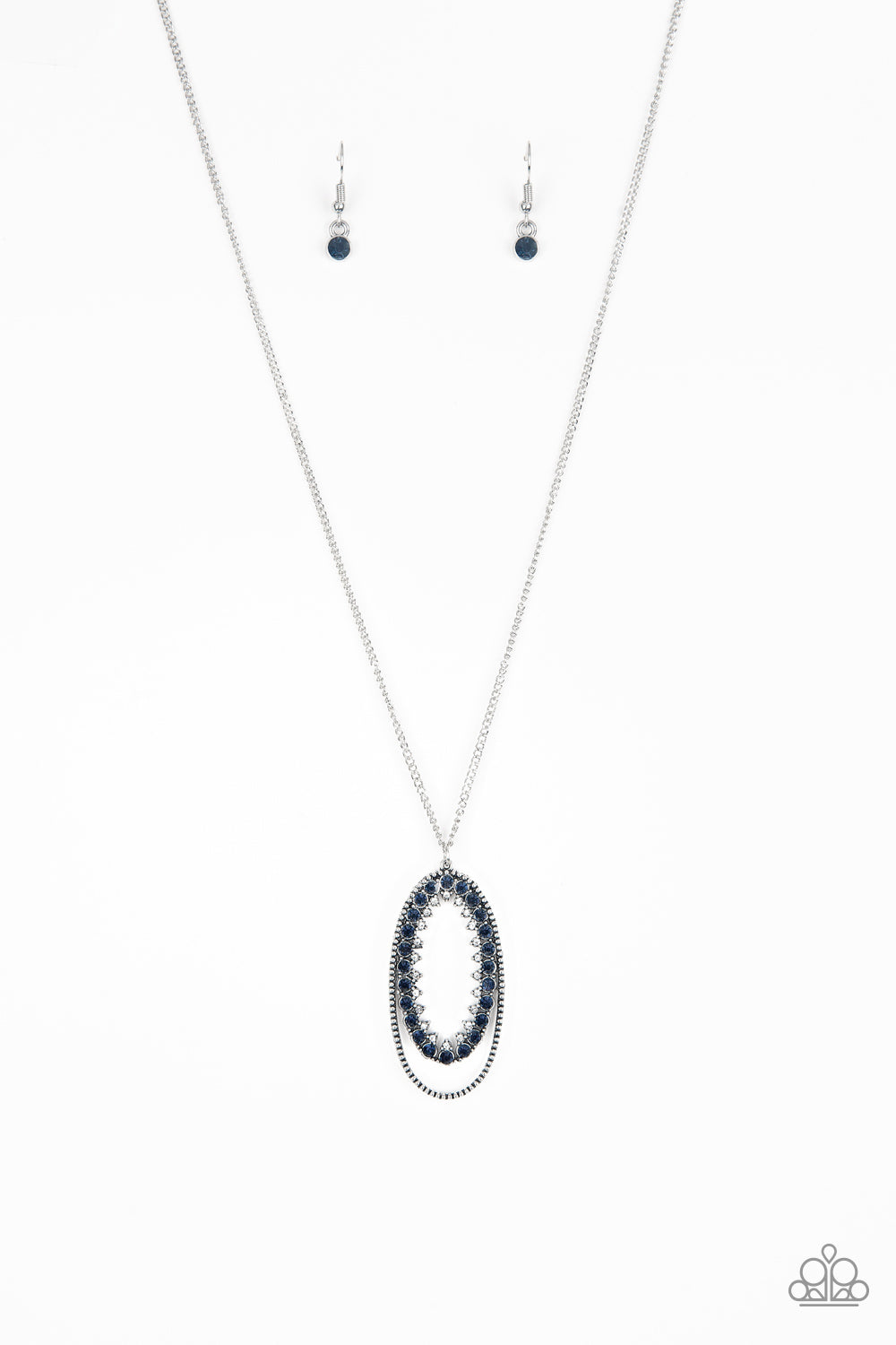 Paparazzi Accessories - Money Mood - Blue Necklace - Alies Bling Bar