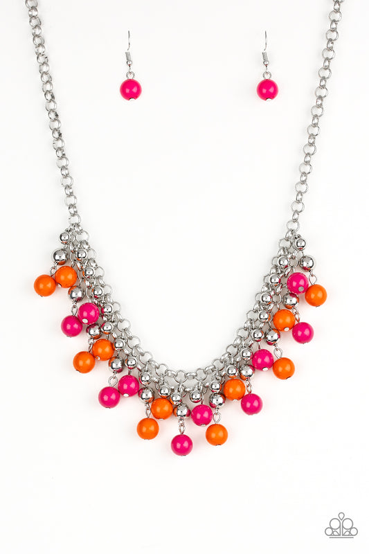 Paparazzi Accessories - Friday Night Fringe - Multi Necklace - Alies Bling Bar